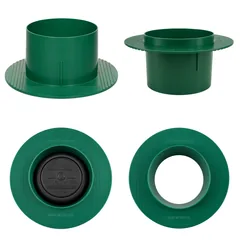 Sprinkler-Guard 5-Inch shown from the top, side and underside