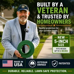 Sprinkler-Guard 5-Inch built by a Veteran, trusted by homeowners