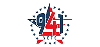 941 VETS Logo in blue and red color