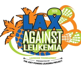 LAX Against Leukemia 2020 logo in green and blue color